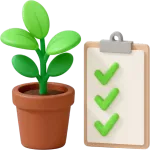 Checklist for moving with indoor plants